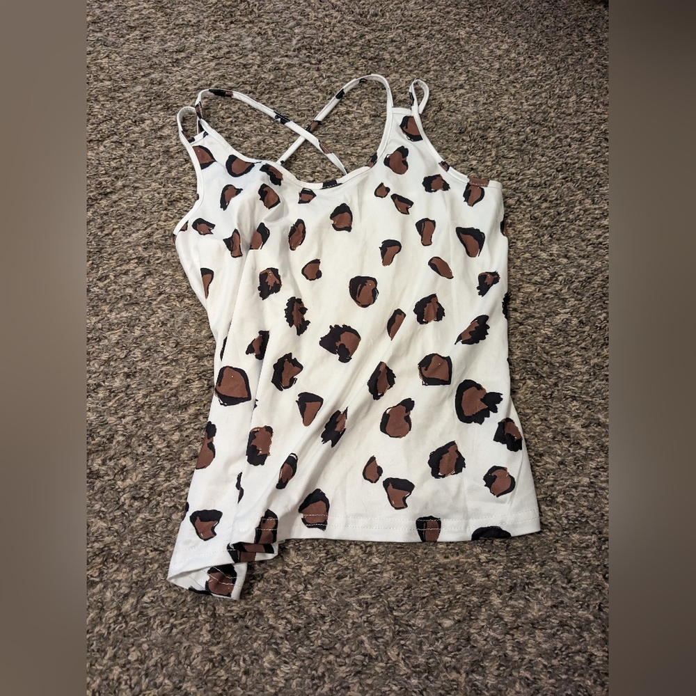 Leopard tank top